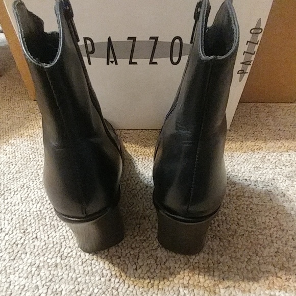 Pazzo Black Midi Boots Sz 10 - Picture 4 of 8